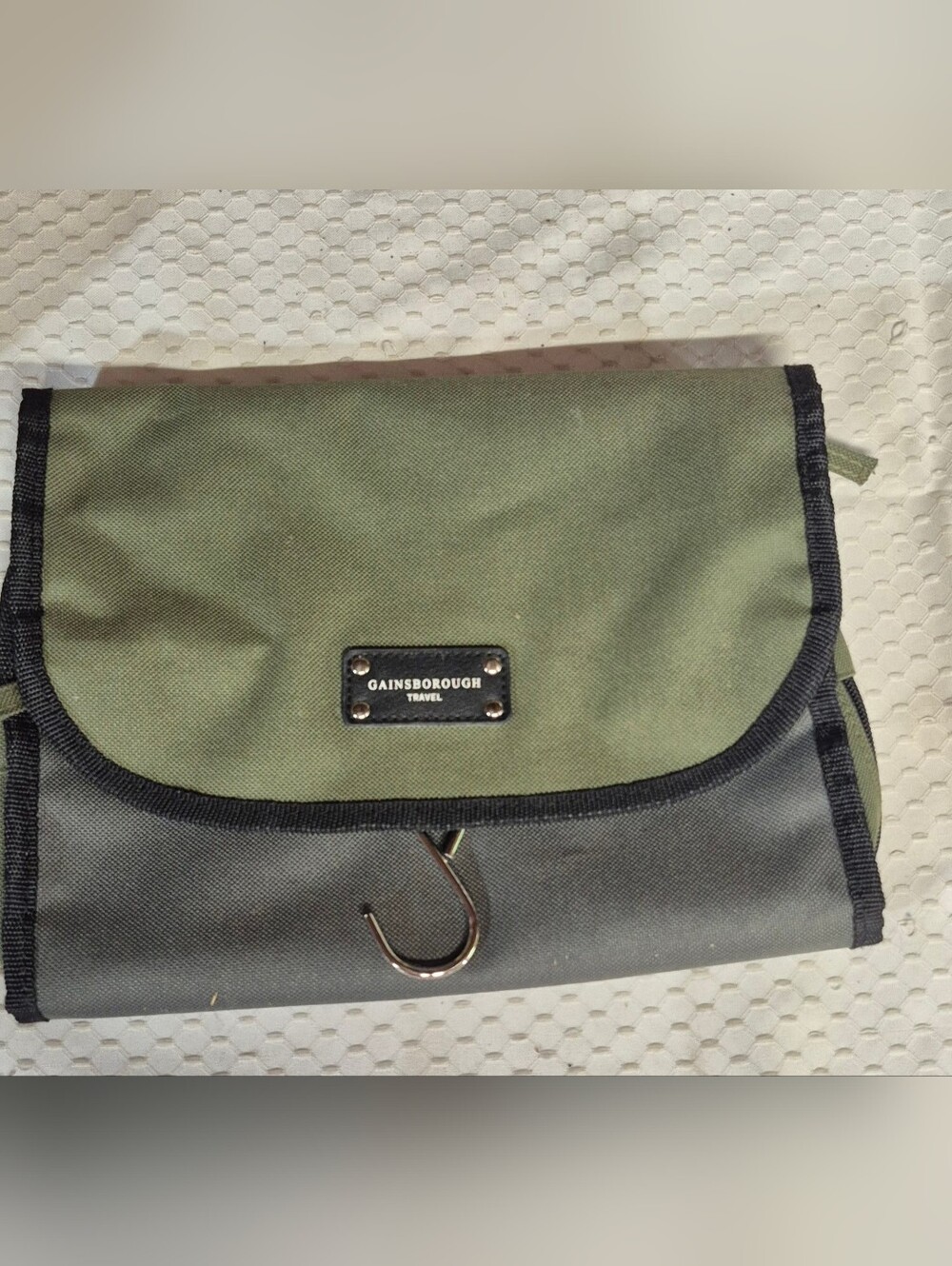 GAINSBOROUGH Canvas Travel Hanging Toiletry Bag